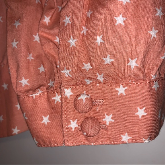 Madewell Star Scatter Coral Wrap Top - Picture 5 of 7